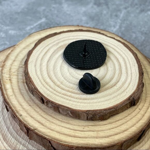 Unhappy Sad  Face Enamel Pin/ Brooch Lapel - Picture 4 of 6